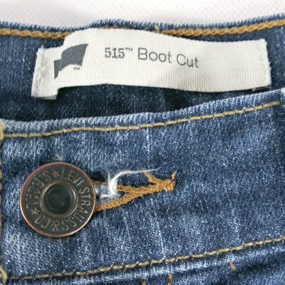 Levi's 515 Pocket Flap High Rise Boot Cut Western  Jeans 10 - Picture 4 of 5